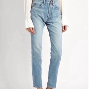 Blank NYC high rise tapered leg light was jeans